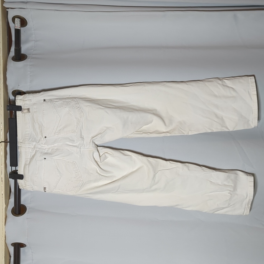 Jag Jeans cropped wide leg white low rise size 6 - Picture 9 of 11